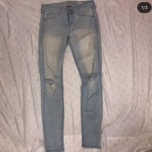 Light ripped jeans